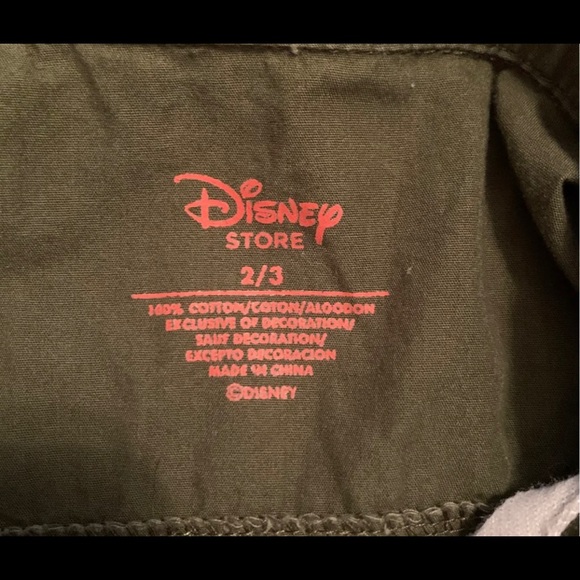 Olive green disney children’s tee - Picture 4 of 4